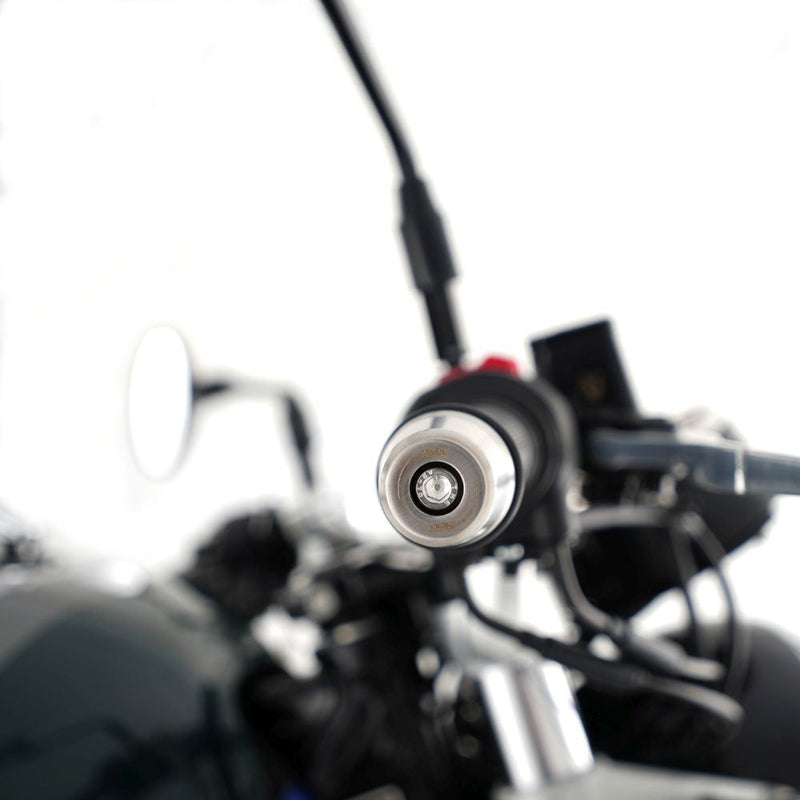 Load image into Gallery viewer, R&G Racing Stainless Steel Bar Ends For 2019-2023 Royal Enfield Continental GT 650