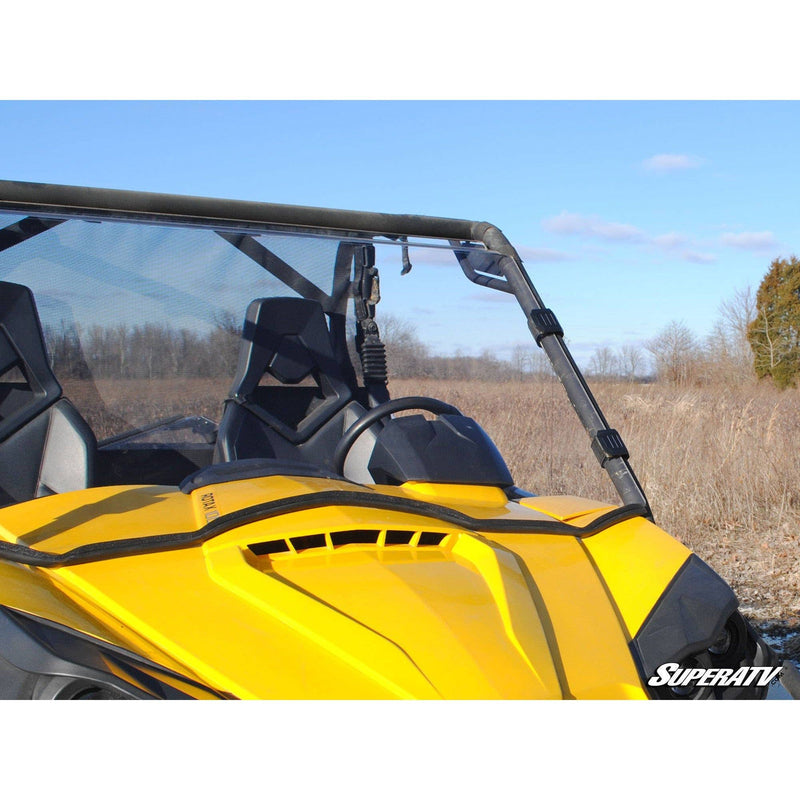 Load image into Gallery viewer, SuperATV Can-Am Commander 2011-2020 Full Windshield Scratch Resistant Polycarbonate - Clear WS-CA-COM-70