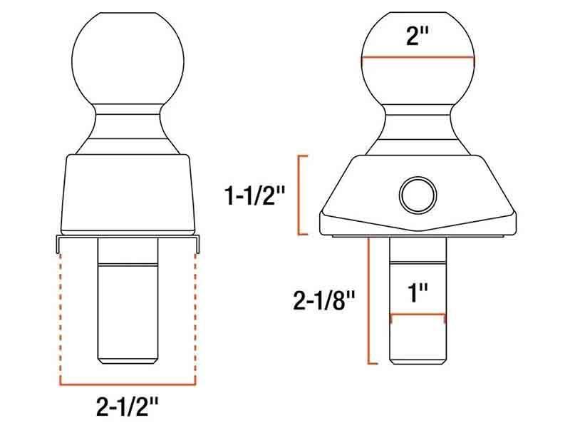 Load image into Gallery viewer, 2 Inch Curt Rockerball Hitch Ball
