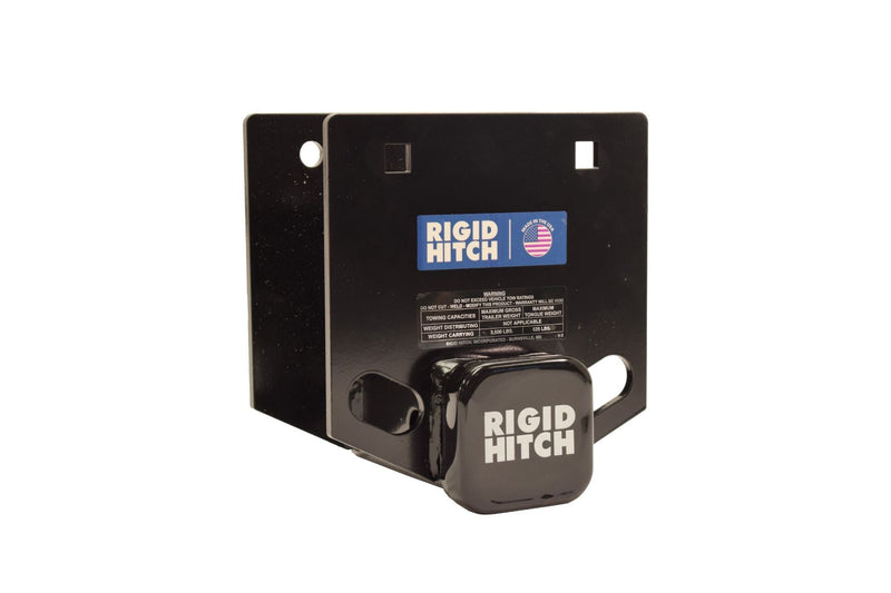 Load image into Gallery viewer, Rigid Hitch Class III RV Bumper Mount Trailer Hitch, 3500 lbs Weight Capacity, Steel Construction, for 4" x 4" Bumpers - Made in USA