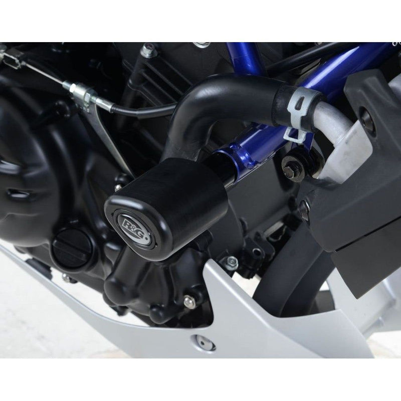 Load image into Gallery viewer, R&G Racing Black Aero Style Crash Protection Bobbins For 2016-2024 Yamaha MT-03