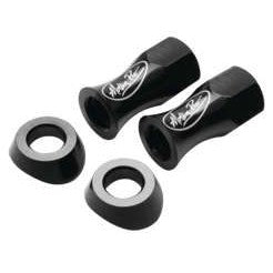 Load image into Gallery viewer, Motion Pro Black Liteloc Rim Nut And Washer 13mm 11-0075