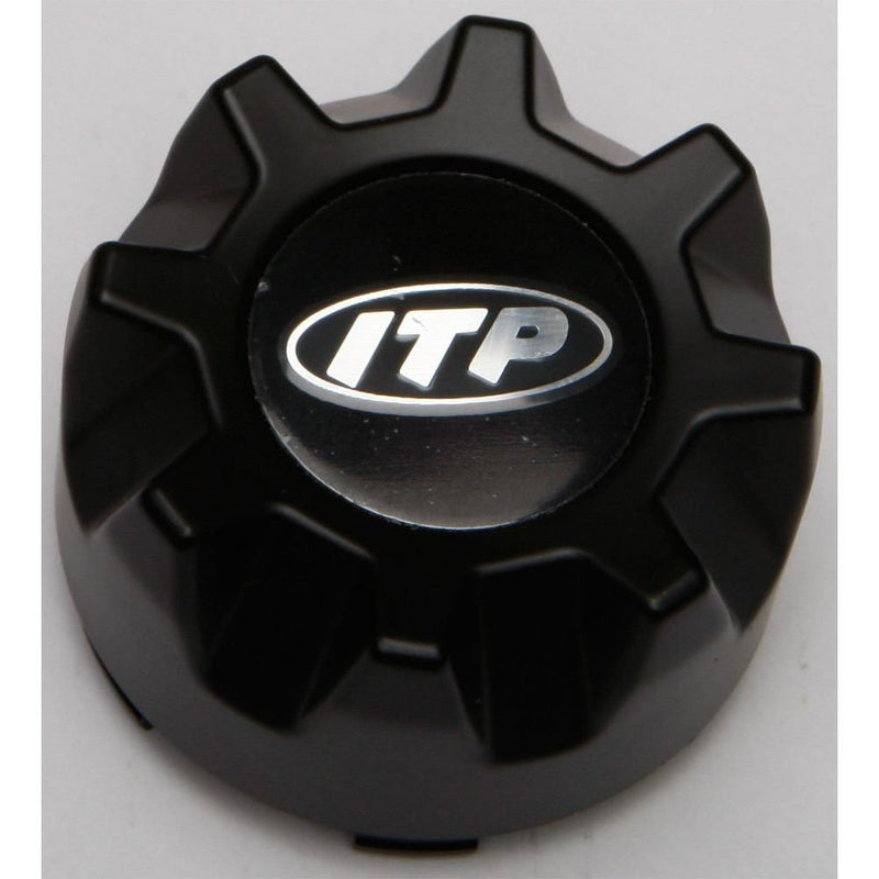 Load image into Gallery viewer, ITP Cast Aluminum Wheel Center Cap Black 4/110 4/115 4/137 4/156 C110ITP