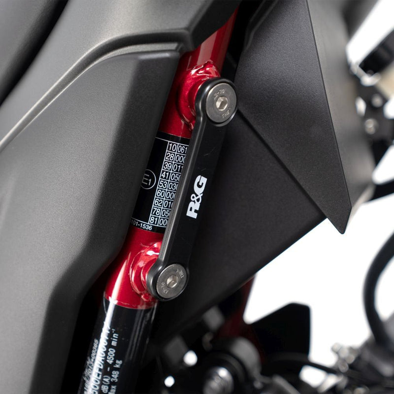 Load image into Gallery viewer, R&G Racing Black Rear Foot Rest Delete Blanking Plates For 2018-2024 Kawasaki Ninja 250