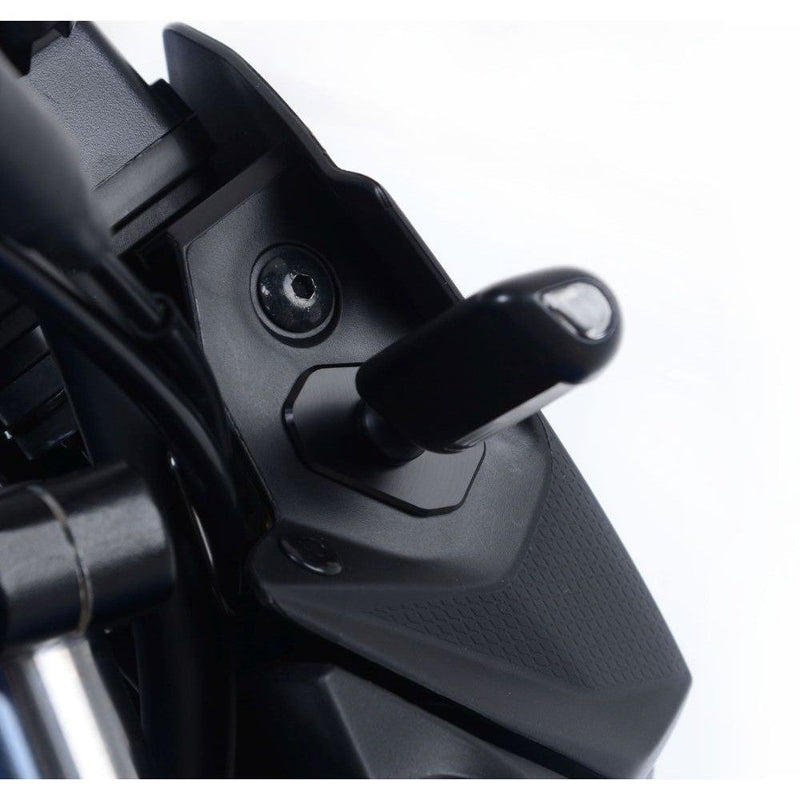 Load image into Gallery viewer, R&G Racing Black Indicator Adapters For 2017-2024 Suzuki GSX-S125 FAP0023BK