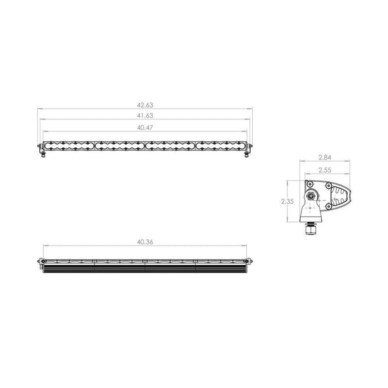 Load image into Gallery viewer, Baja Designs LED Light Bar 40 inch S8 Edition Driving/Combo Pattern Clear Lens Universal 704003