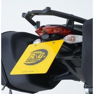 Load image into Gallery viewer, R&G Racing Black Tail Tidy License Plate Holder For 2013-2014 Ducati Hyperstrada 821