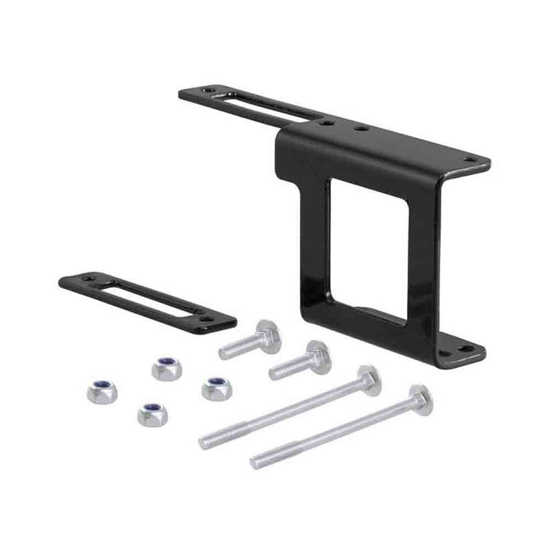 Load image into Gallery viewer, Easy-Mount Electrical Bracket for 4 or 5-Way Flat Plug on a 1-1/4" Receiver Hitch