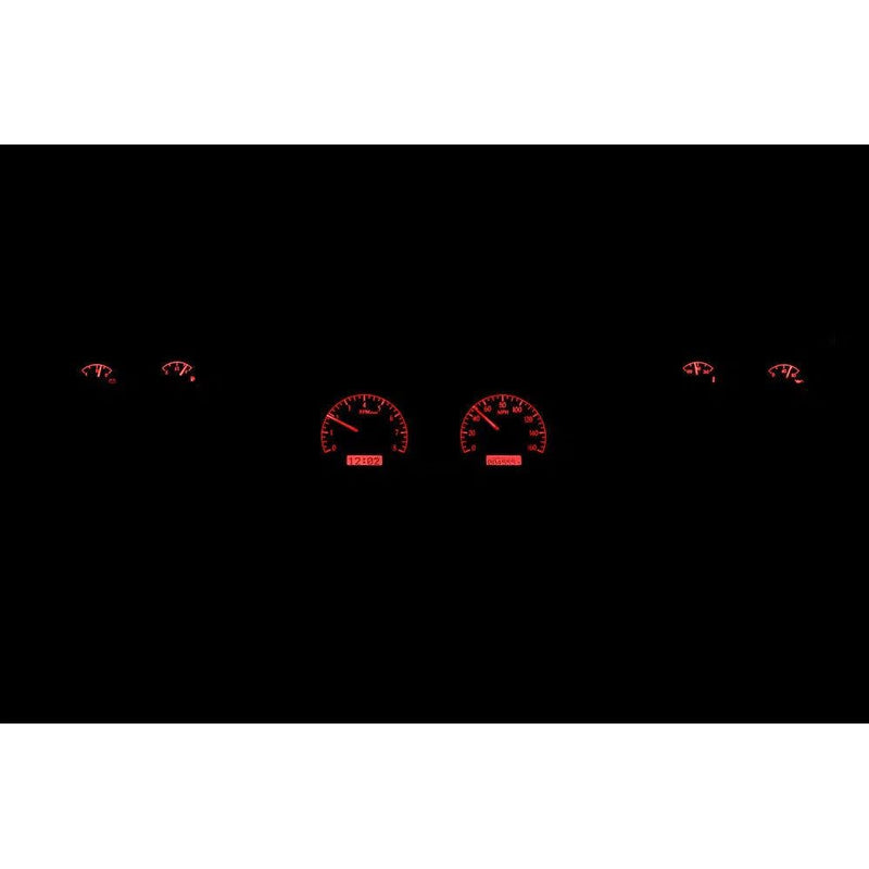 Load image into Gallery viewer, Dakota Digital 1973-1977 Chevrolet Malibu/Monte Carlo/El Camino/GMC Sprint VHX Black Red Display Gauge Kit VHX-73C-CVL-K-R