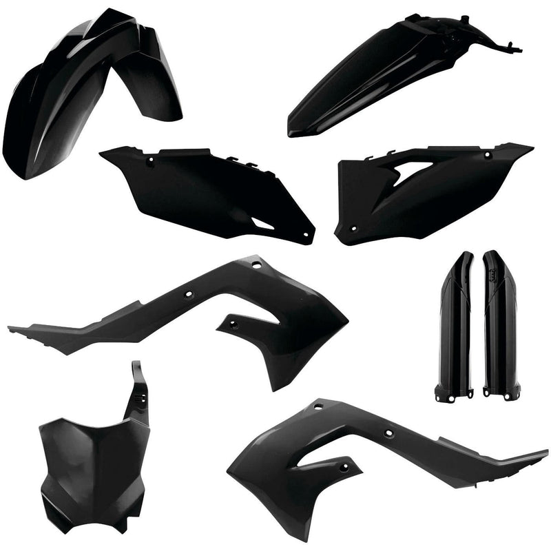 Load image into Gallery viewer, Acerbis Black Full Plastic Kit for Kawasaki - 2736290001