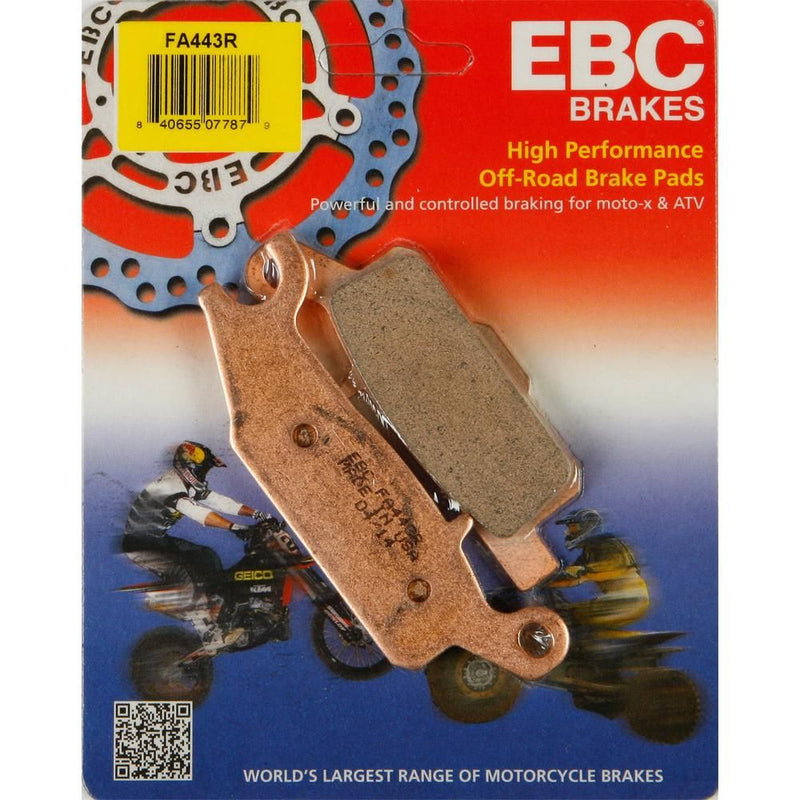 Load image into Gallery viewer, EBC 1 Pair Sintered R Series Heavy-Duty Brake Pads MPN FA443R