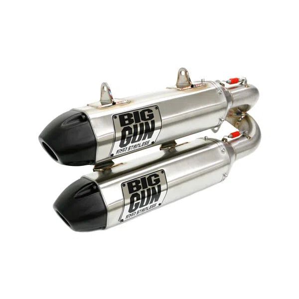 Load image into Gallery viewer, Big Gun Exhaust EXO Stainless Dual Slip On Exhaust - 14-7972