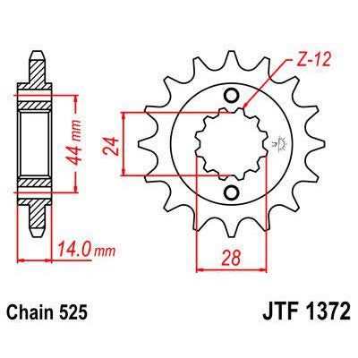 Load image into Gallery viewer, Front & Rear Sprocket Kit for HONDA VT750 CD2 Shadow Deluxe 98-03 JT Sprockets
