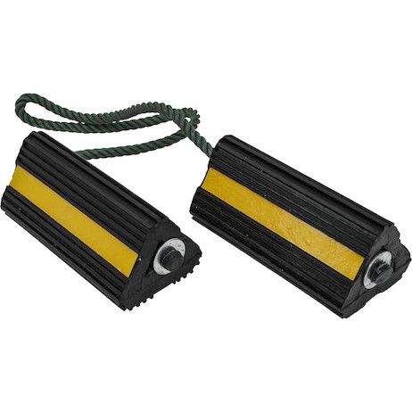 Load image into Gallery viewer, Rubber Wheel Chock Set - 1 Pair (2 Chocks)
