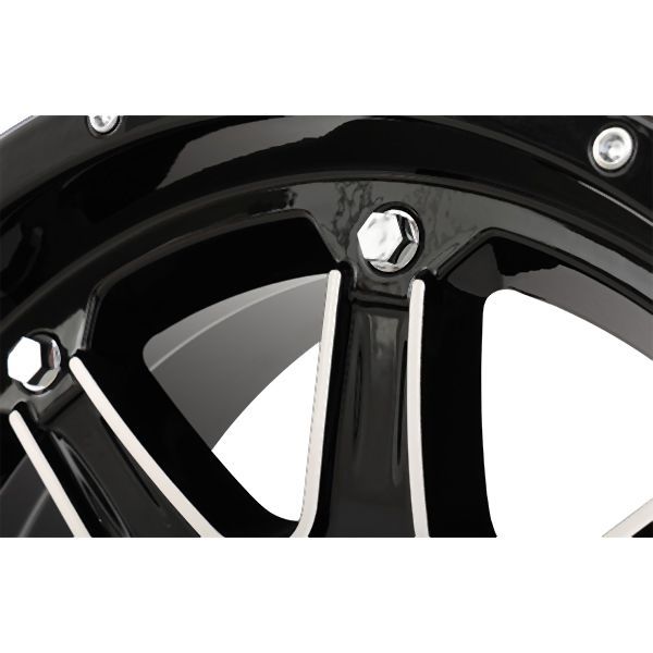 Load image into Gallery viewer, High Lifter 20x6.5 4/137 4+ Gloss Black Machined Wheel 20HL04-1137