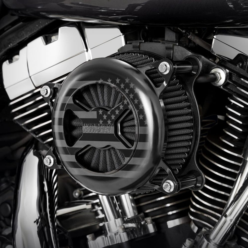 Load image into Gallery viewer, Vance and Hines VO2 America Air Intake Black 42043FG