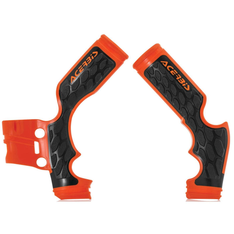 Load image into Gallery viewer, Acerbis 16 Orange/Black X-Grip Frame Guard - 2688765225