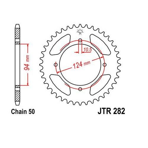 Load image into Gallery viewer, Steel Rear Sprocket 37T for Street HONDA CB550 1974-1978