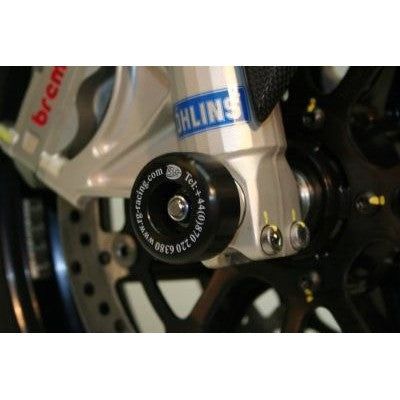 Load image into Gallery viewer, R&G Racing Black Fork Protectors For 2013-2018 Aprilia Caponord 1200