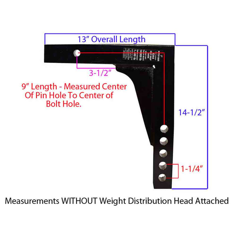 Load image into Gallery viewer, Weight Distributing 2" Class III & IV Adjustable Shank