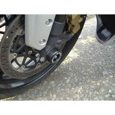 Load image into Gallery viewer, R&G Racing Black Fork Protectors For 2003-2004 Suzuki GSXR1000