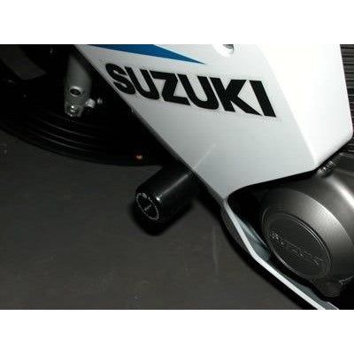 Load image into Gallery viewer, R&G Racing Black Classic Style Crash Protectors For 2004-2009 Suzuki GS500F