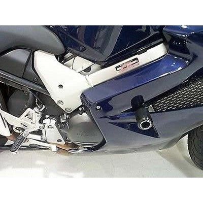 Load image into Gallery viewer, R&G Racing Black Classic Style Crash Protectors For 2002-2009 Honda Interceptor 800 VFR800 v-tec