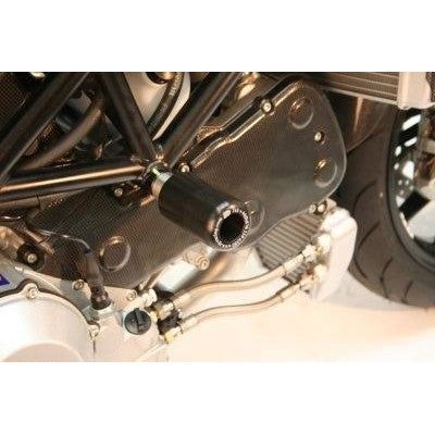 Load image into Gallery viewer, R&G Racing Black Classic Style Crash Protectors For 2001-2006 Ducati Monster