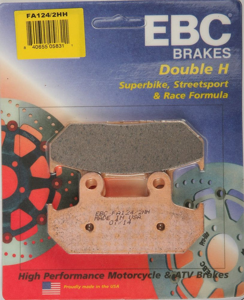 Load image into Gallery viewer, EBC 1 Pair Sintered HH Race Formula Brake Pads MPN FA124/2HH
