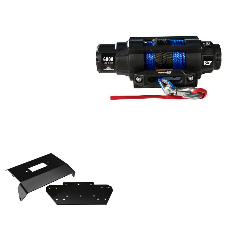Load image into Gallery viewer, Viper 6000lbs V3 Winch Blue Rope With Mount For Honda Foreman Rubicon 500 2005-2006