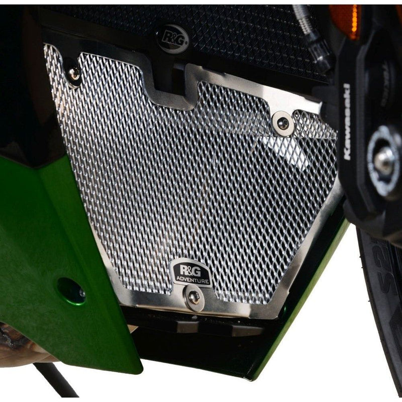 Load image into Gallery viewer, R&G Racing Black Downpipe Grill For 2022-2023 Kawasaki Ninja H2 SX SE ZX1000