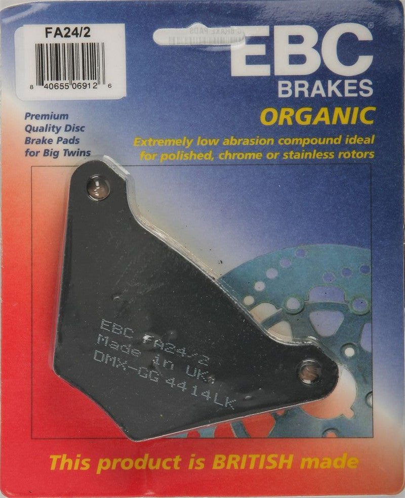 Load image into Gallery viewer, EBC 1 Pair FA Series Organic Replacement Brake Pads MPN FA24/2