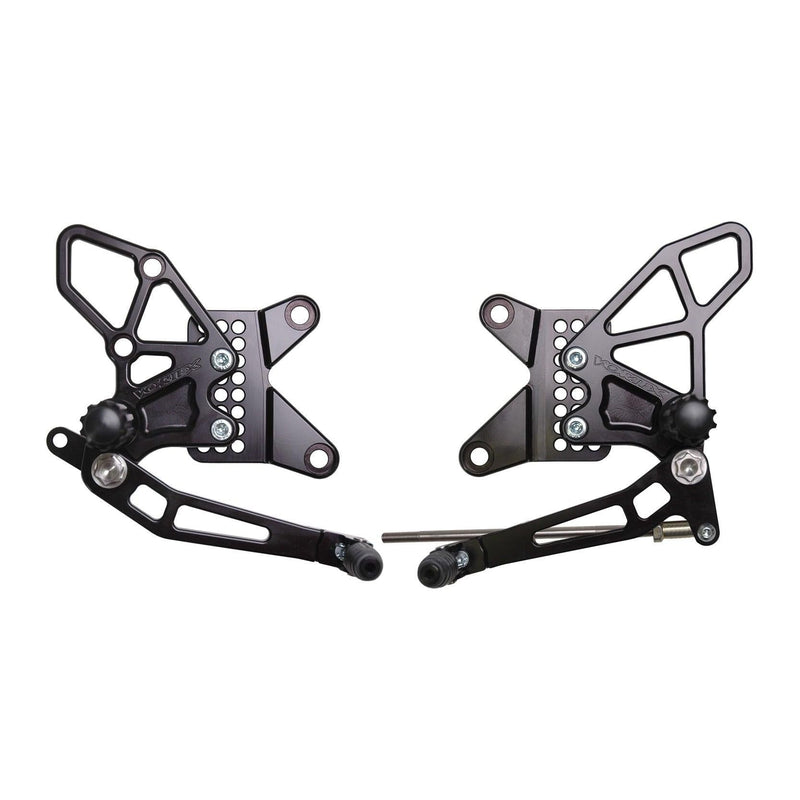 Load image into Gallery viewer, Vortex Racing Adjustable Rear Set Black - RS416K