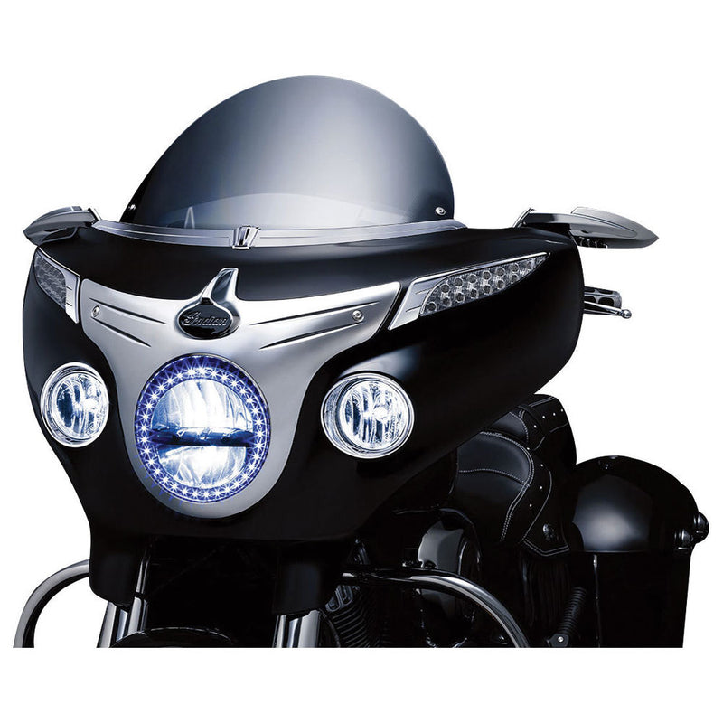 Load image into Gallery viewer, Kuryakyn Chrome Fairing Turn Signal Trim Accent Indian Roadmaster Cheiftain 5621
