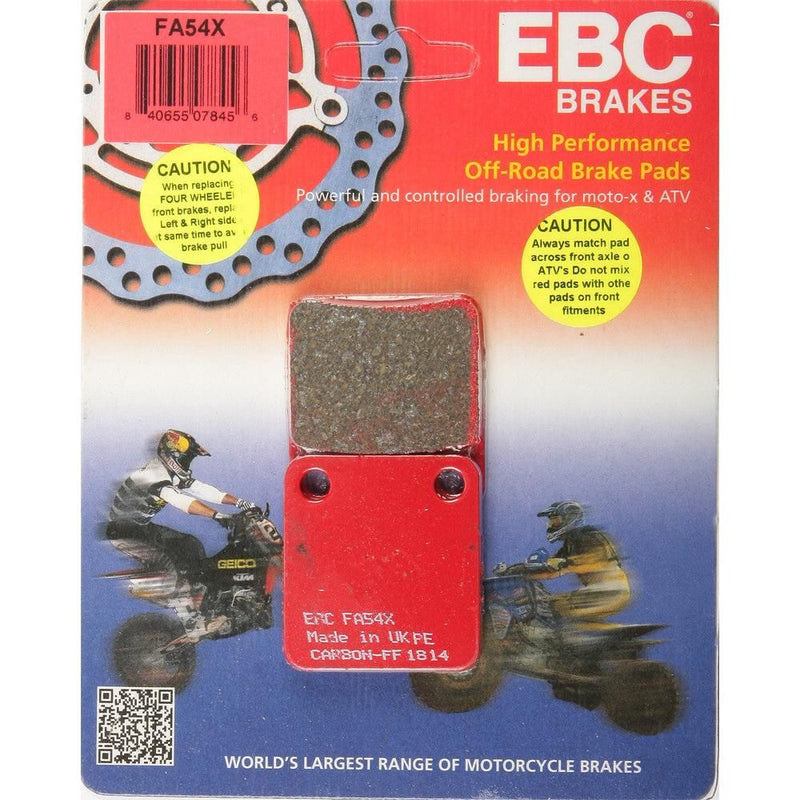 Load image into Gallery viewer, EBC 1 Pair Performance X-Series Carbon Brake Pads MPN FA54X
