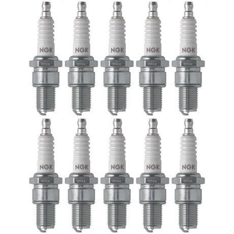 Load image into Gallery viewer, Set of 10 NGK Standard Spark Plugs for Kawasaki KX250-D 1985 Engine 250cc