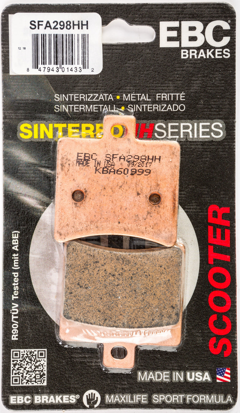 Load image into Gallery viewer, EBC 1 Pair SFA HH Series Scooter Sintered Brake Pads MPN SFA298HH