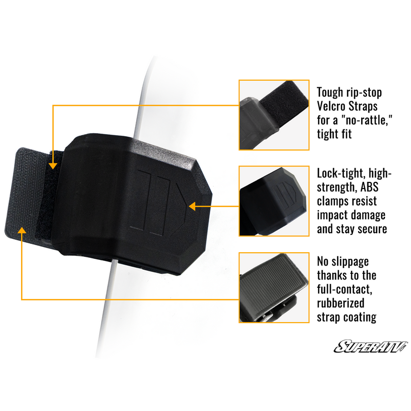 Load image into Gallery viewer, SuperATV Yamaha YXZ Half Windshield HWS-Y-YXZ-001-75