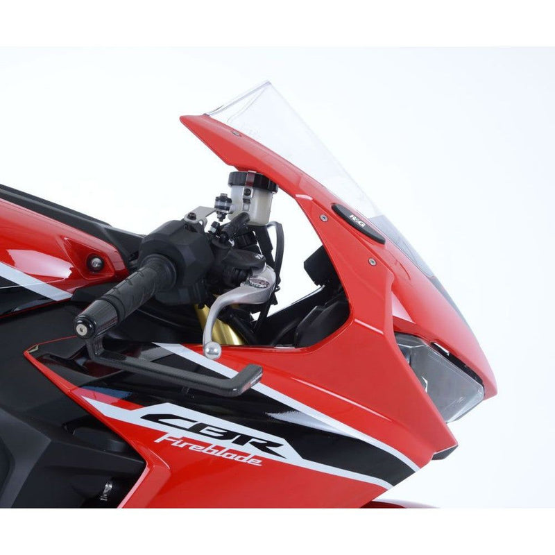 Load image into Gallery viewer, R&G Racing Black Mirror Delete Blanking Plates For 2017-2019 Honda CBR1000RR SP