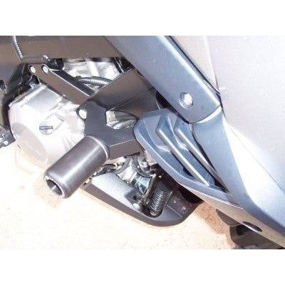 Load image into Gallery viewer, R&G Racing Black Classic Style Crash Protectors For 2006-2009 Suzuki Vstrom 1000 DL1000