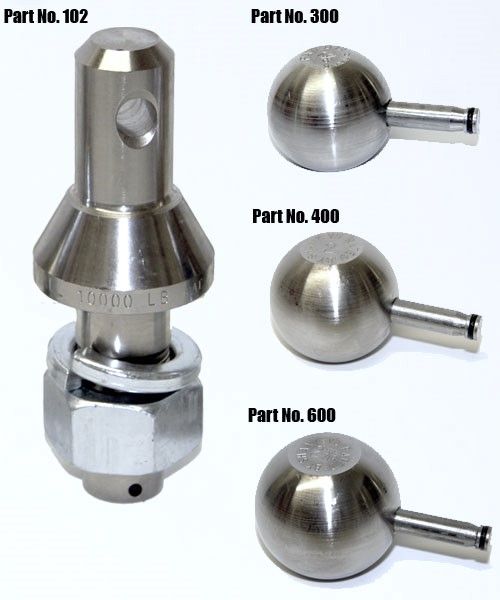 Load image into Gallery viewer, Convert-A-Ball 3-Ball Set - 1-7/8", 2", 2-5/16" with 1" Nickel Plated Shank