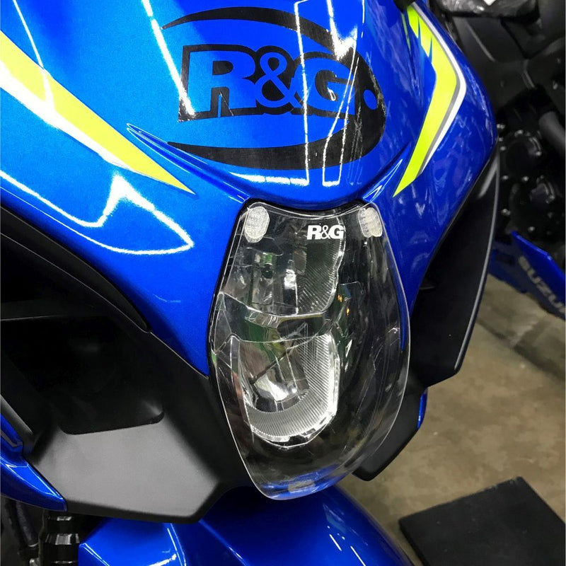 Load image into Gallery viewer, R&G Racing Clear Acrylic Headlight Shield For 2017-2018 Suzuki GSXR1000