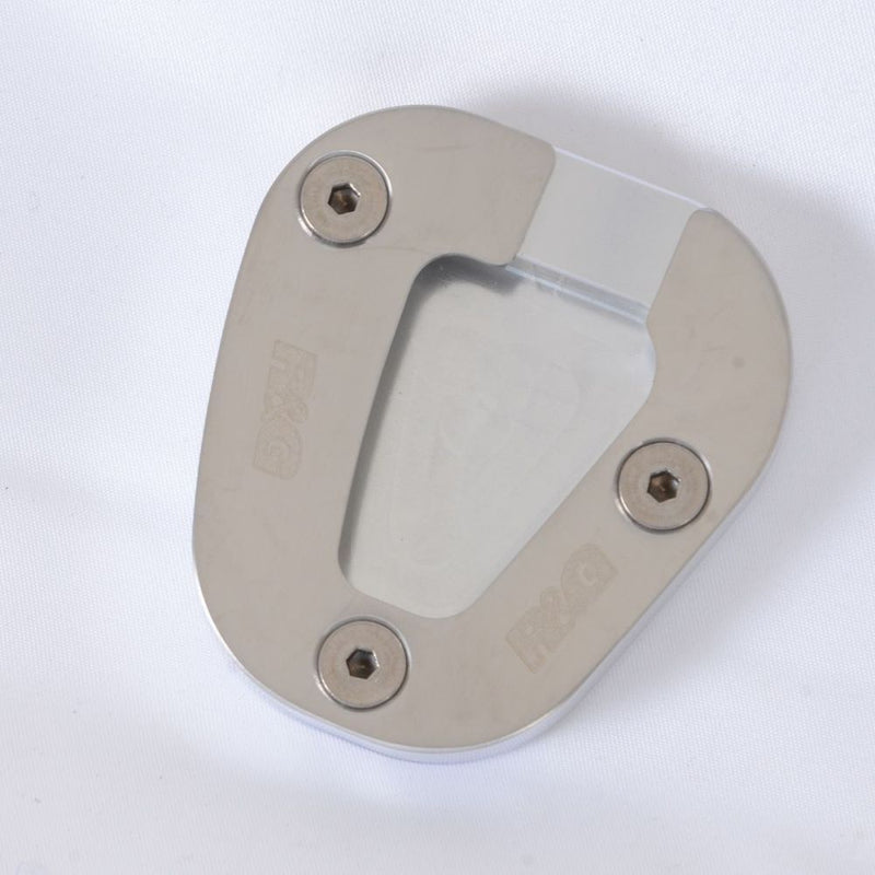 Load image into Gallery viewer, R&G Racing Silver Kickstand Shoe For 2011-2014 Aprilia Dorsoduro 1200 SMV1200