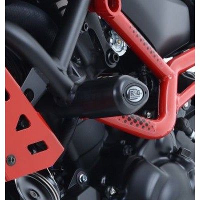 Load image into Gallery viewer, R&G Racing Black Aero Style Crash Protectors For 2015-2017 Yamaha MT-07 MOTO CAGE