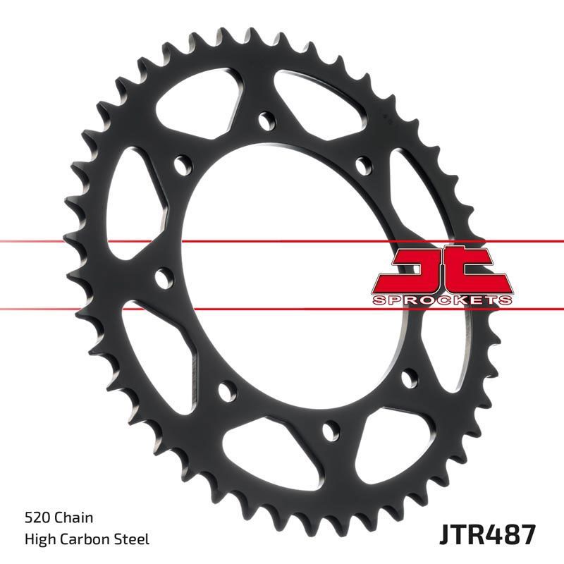 Load image into Gallery viewer, JT Sprockets Rear Steel Sprocket 42 Tooth 42T 520 Chain JTR487.42