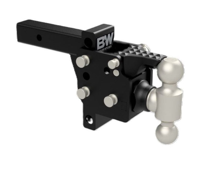 Load image into Gallery viewer, B&W Tow & Stow Dual Ball Pintle Hitch - 6 Inch Drop, 4 Inch Rise, 16,000 GTW - Fits 2 Inch Receivers