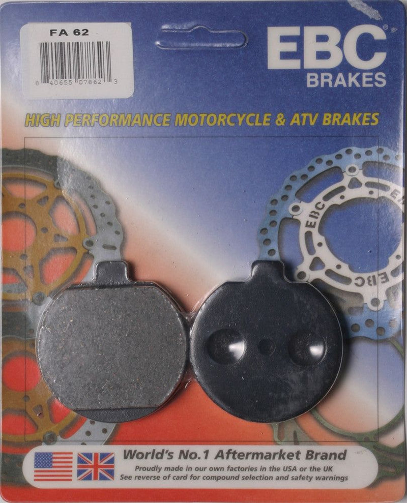 Load image into Gallery viewer, EBC 1 Pair Premium SFA Organic OE Replacement Brake Pads MPN FA62