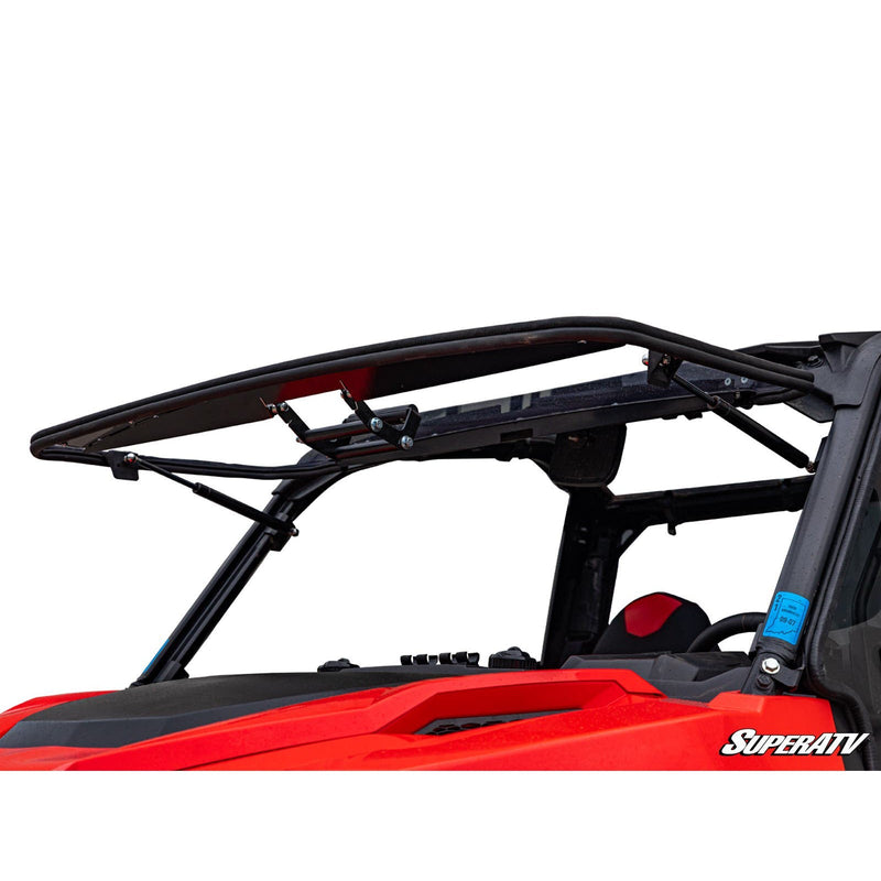 Load image into Gallery viewer, SuperATV Polaris General XP 1000 Scratch Resistant Flip Windshield FWS-P-GENXP-RC-70