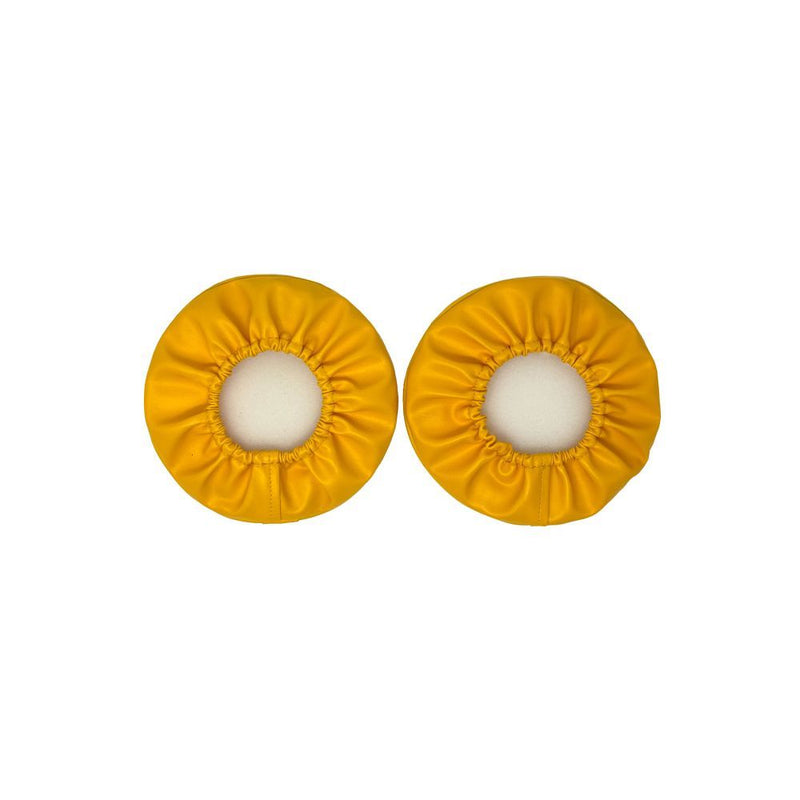 Load image into Gallery viewer, KC HiLiTES Cover; Retro 6" Vinyl Yellow w/ Black KC Soft (pr) 5101