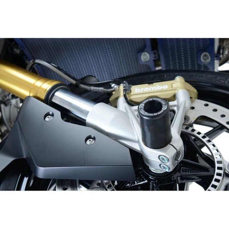Load image into Gallery viewer, R&G Racing Black Fork Protectors For 2009-2014 BMW HP4 ABS